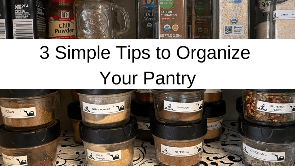 3 Simple Tips for Organizing Your Food&nbsp;Pantry